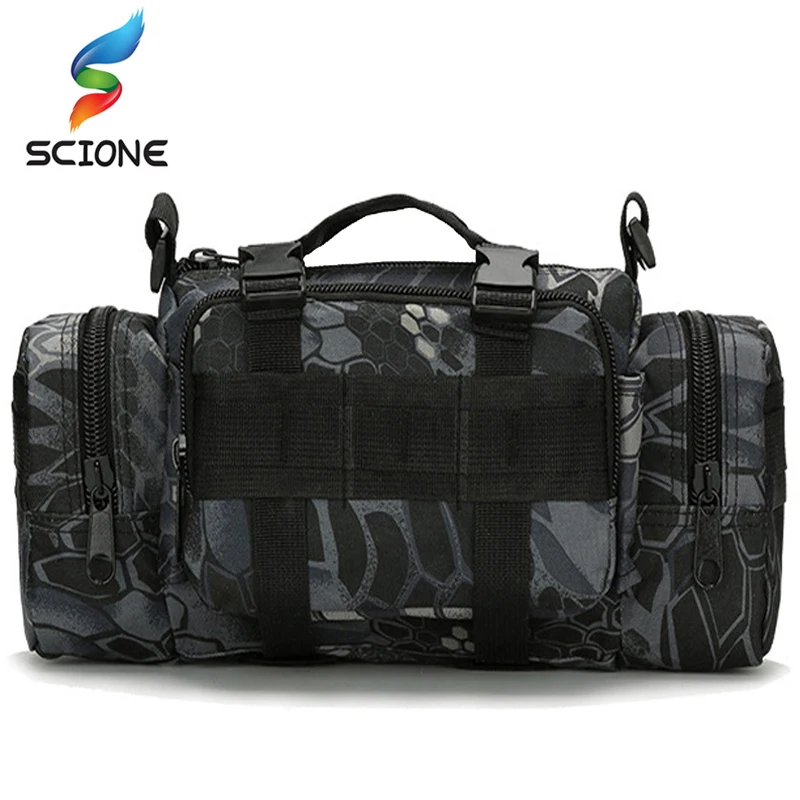 Top Outdoor Military Tactical Waist Bag Waterproof Nylon Camping Hiking Backpack Pouch Hand Bag ...