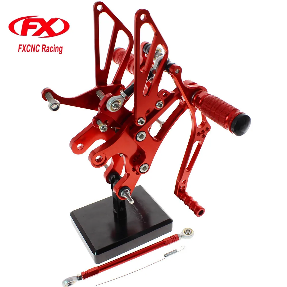 FX CNC Aluminum Adjustable Motorcycle Rearsets Rear Set Foot Pegs Pedal Footrest For YAMAHA YZF R6 1999 2000 2001 2002 Motorbike FX CNC Aluminum Adjustable Motorcycle Rearsets Rear Set Foot Pegs Pedal Footrest For YAMAHA YZF R6 1999 2000 2001 2002 Motorbike