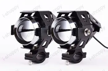 

Pack 2 125W U5 LED Light DC 12V Flood Light Motorcycle CAR Boat Headlight waterproof