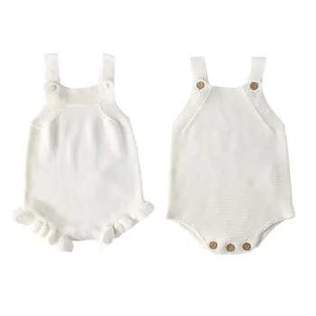 

Spring Summer Infant Bodysuits Baby Boys Girls Wool Sweater Bodysuits Fungus Clothes Baby Clothing Pure cotton Baby Accessories