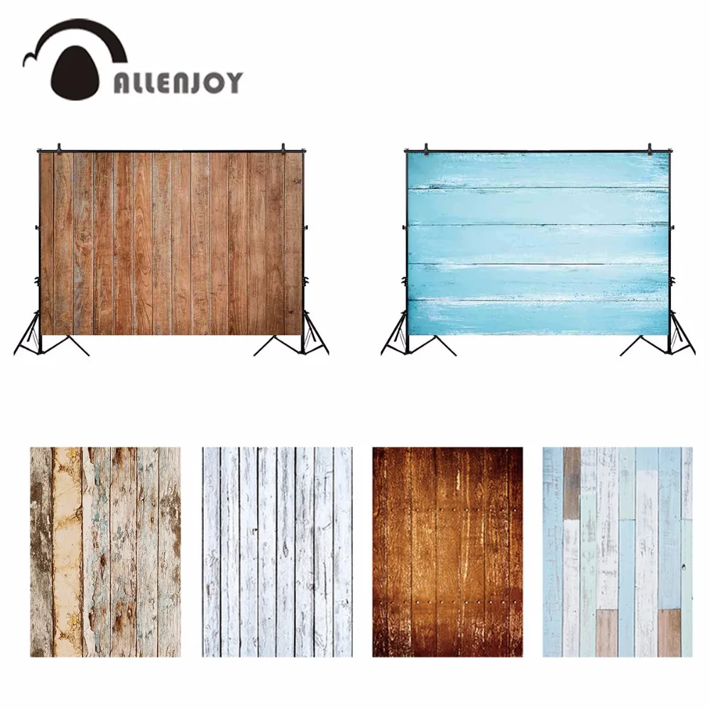 

Allenjoy backdrops for photographers spring baby shower small size wooden floor decor background studio photocall photoshoot