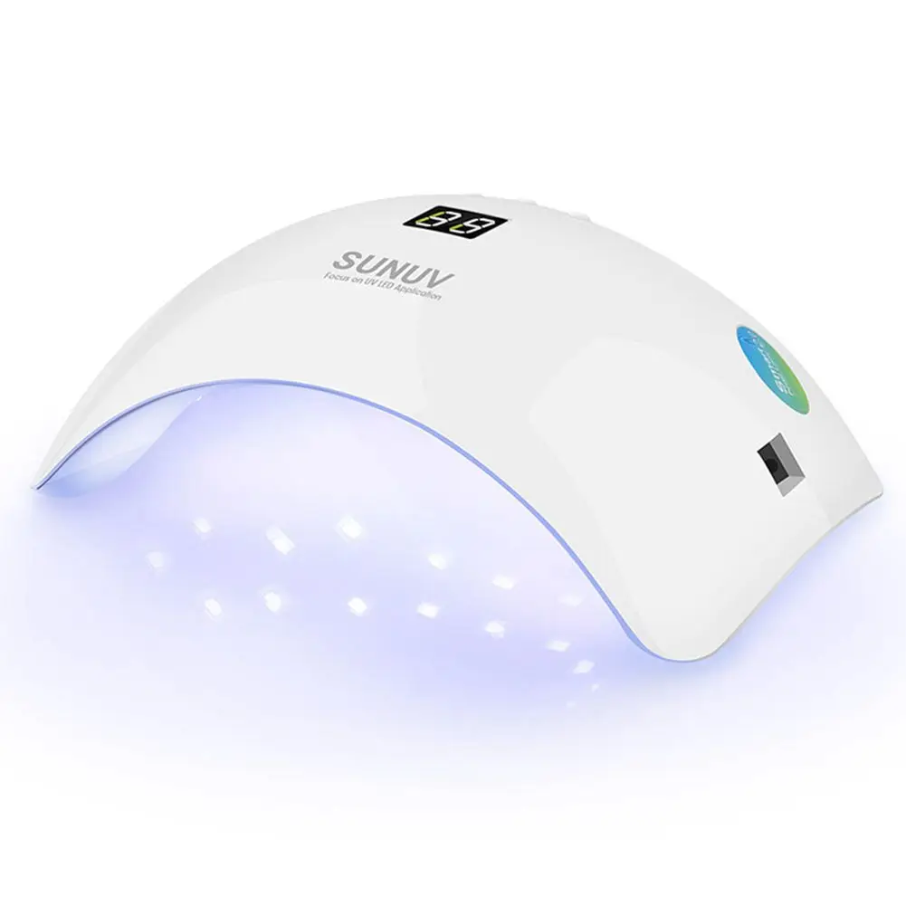 

SUNUV SUN8 LED Nail Dryer 48W Lamp For Manicure Unique Low Heat Mode Nail Sensor Gel Dryer For Nail Polish,Portable Open Desig