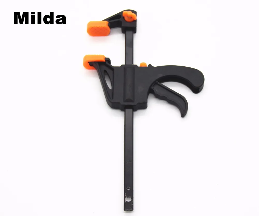 

Milda New 4 Inches Ratchet Wrench Quick Launch Speed Squeeze Working Wood Bar Clamp Clip Spreader Woodworking DIY hand tools