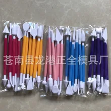 Dhl 200 набор 8 шт./компл. помадка торт 16 узоров украшения цветок Сахар Ремесло Инструменты моделирования Глина помадка торт украшения инструменты