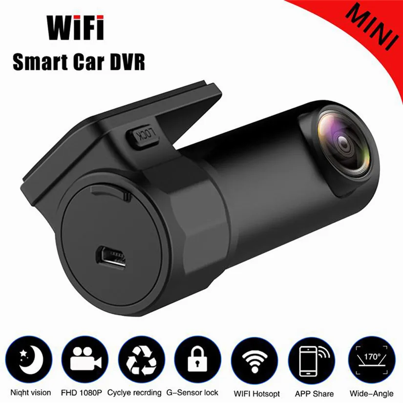 HIPERDEAL оригинальный цифровой регистратор DVR Cam 720P камера ночного видения Wifi Авто g