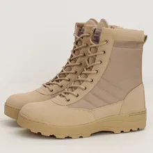 Тактические ботинки проницаемые высокие военные уличные мужские пустынные боевые тактические сапоги альпинистская обувь