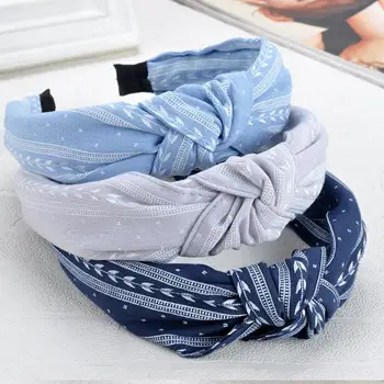 

1PC Hot Sale Korean Bow knot Headbands for Women Women Lady Solid Cloth Hairband Hair Accessories for Women Headwear