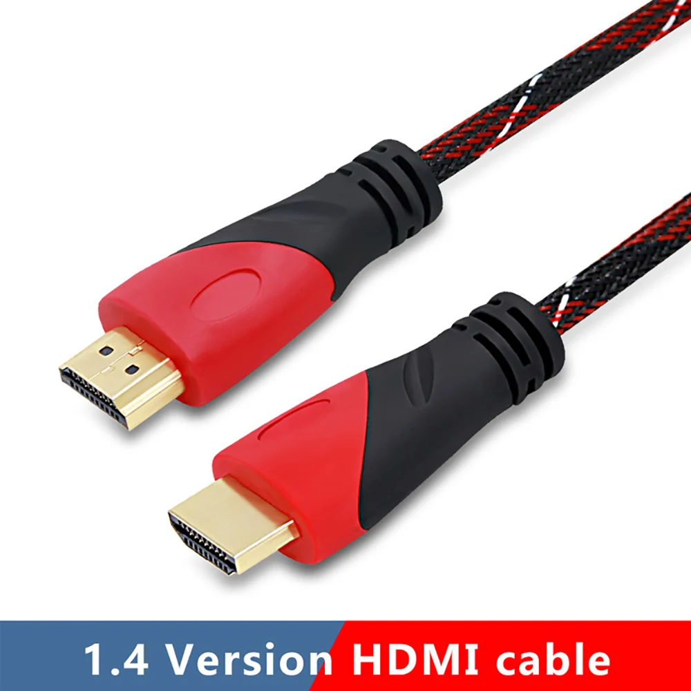 1080 P 3D Нейлон HDMI к HDMI кабель высокоскоростной адаптер Разъем для коммутатора компьютер Ps3/4 проектор монитор HDTV