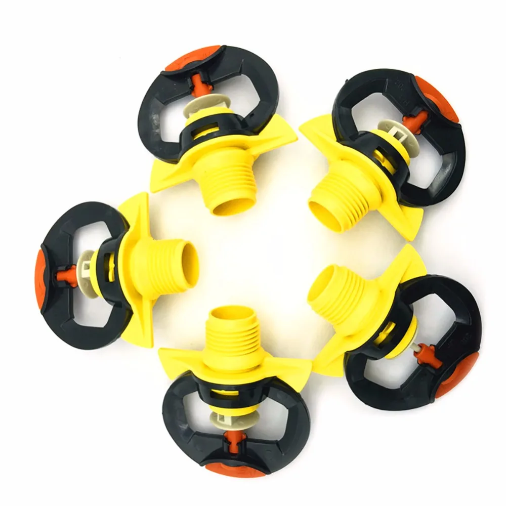 

10 Pc G1/2'' Plastic Butterfly Sprinkler Head Middle Distance Nozzle Rain Shape Rotating Nozzle Garden Lawn Irrigation Fittings