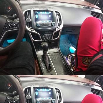 

Car-Styling 3D/5D Carbon Fiber Car Interior Center Console Color Change Molding Sticker Decals For Buick lacrosse 2013-2015