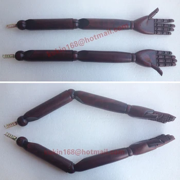 

Mannequin display arm, Red oak color of wooden mannequin arm