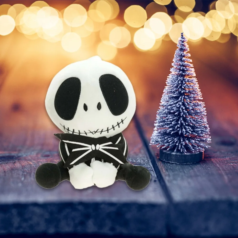 

The Nightmare Before Christmas Jack Skellington 25cm Tall Plush Doll Toy Free Shipping Super soft short plush Little jack doll