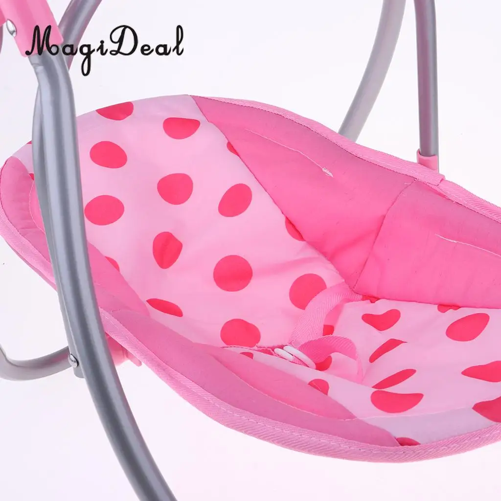 Doll Swing Carrier Seat High Chair Kids Pretend Toy Role Playing for Nursery Rom Dollhouse Furniture Accessories