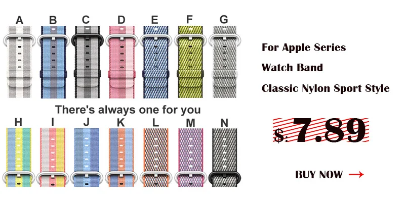 for apple nylon wrist band