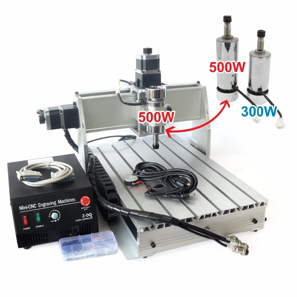 ?DE NO VAT? 3 Axis 3040 Z-DQ CNC 500W Spindle CNC ROUTER ENGRAVER ENGRAVING Milling Cutting DRILLING Machine Ballscrew 220V/110V