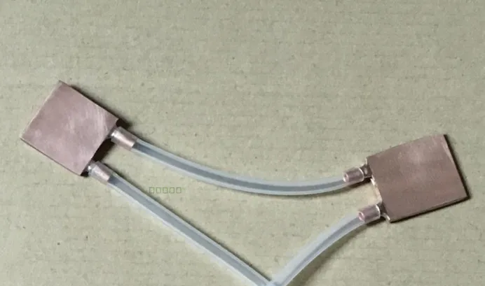 Bloco de Água para Refrigeração de Notebook Peça 25*25*3 mm Placa Gráfica Notebook c Brasagem Água Refrigeração Ventiladores e resfriadores - Imagem 2