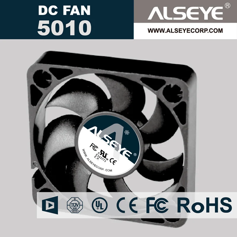 Alseye 5010RVH-N1 (5 шт./лот) 50x50x10 мм 12 В dc вентилятор 0.35A 5000 об./мин. охлаждения Cooler 50 |