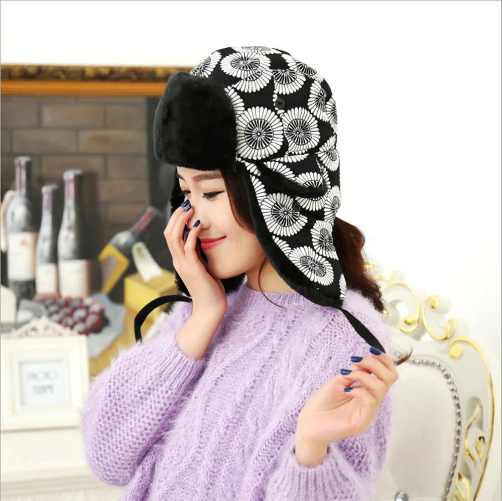 Yyun зима плед ушанка gorro russo mundial 2018 Специальное продаж Для женщин бомбардировщик hat