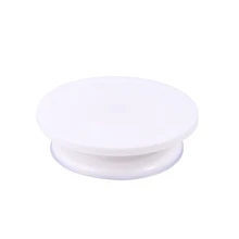 Стекло Diy 30 см круглая пластиковая вращающаяся подставка для украшения торта можно поворачивать вручную кремовые Настольные принадлежности для приготовления кондитерских изделий