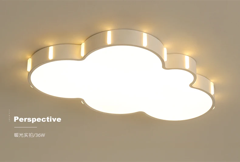 Современный светодиодный облако Люстра для детской комнаты детская комната Спальня 110V 220V Горячая акриловая Потолочная люстра светильники