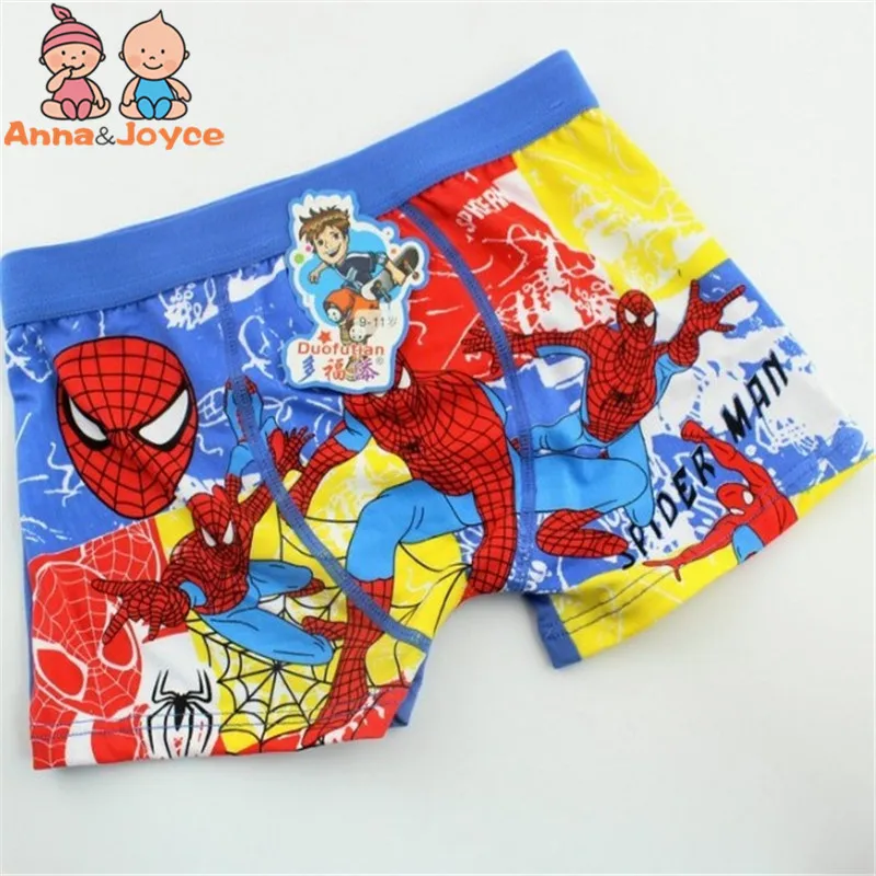 

5pcs/lot Boys kids boxer cartoon underwear boys boxers modal cotton children's youngster underwear kids pants ftnm0006