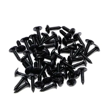 

50Pcs Black Guitar Bass Pickguard Mounting Screws Guitar Parts For ST TL LP SG Guitar