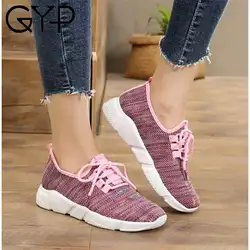 GYP Новая летняя обувь 2018 женские дышащие кроссовки осень весна кроссовки для студентов на шнуровке сетка zapatos de mujer YC-240