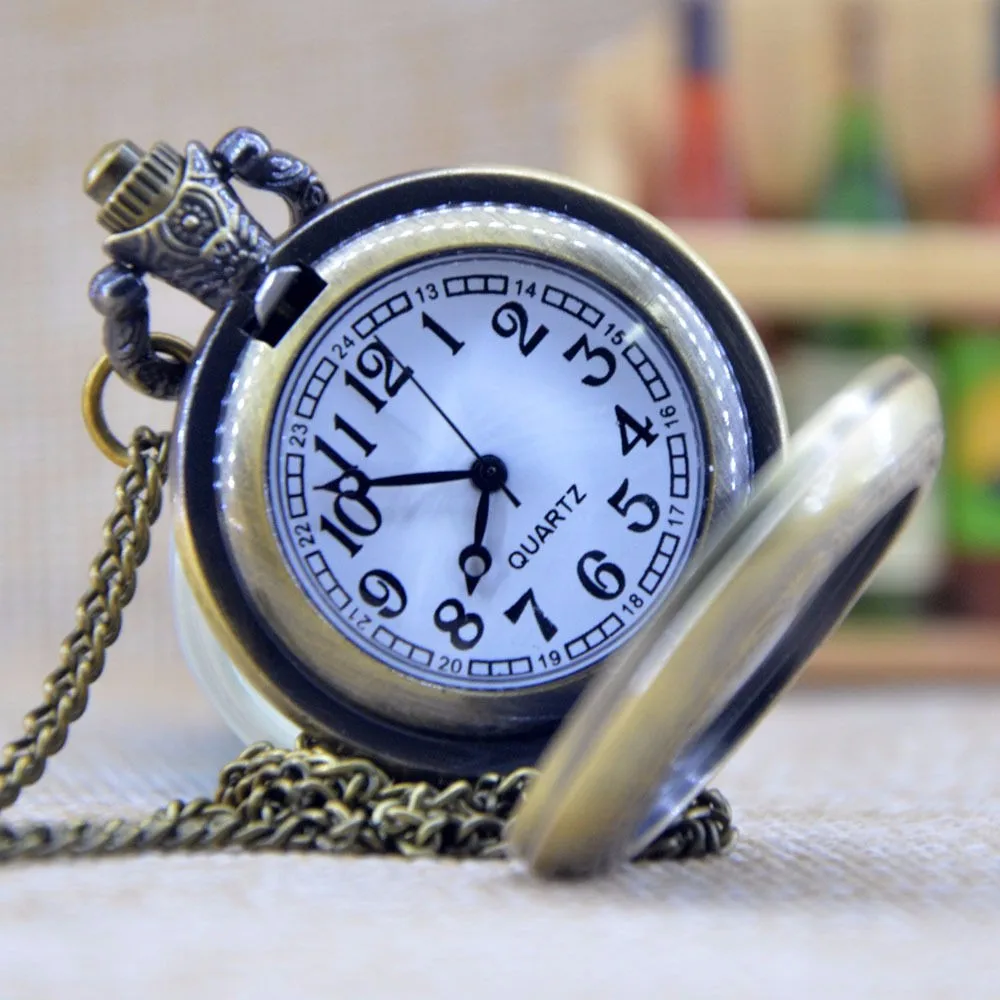 Прикреплены фото кварцевые карманные часы Analog подвеска Цепочки и ожерелья Для мужчин Для женщин подарок