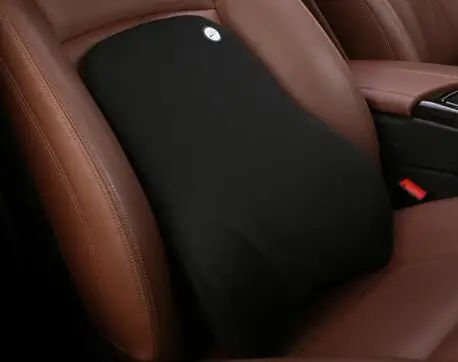 KKYSYELVA всплеск памяти поддержка подушки для автомобиля и подголовника шеи Комплект подушек аксессуары для интерьера - Название цвета: Black Support