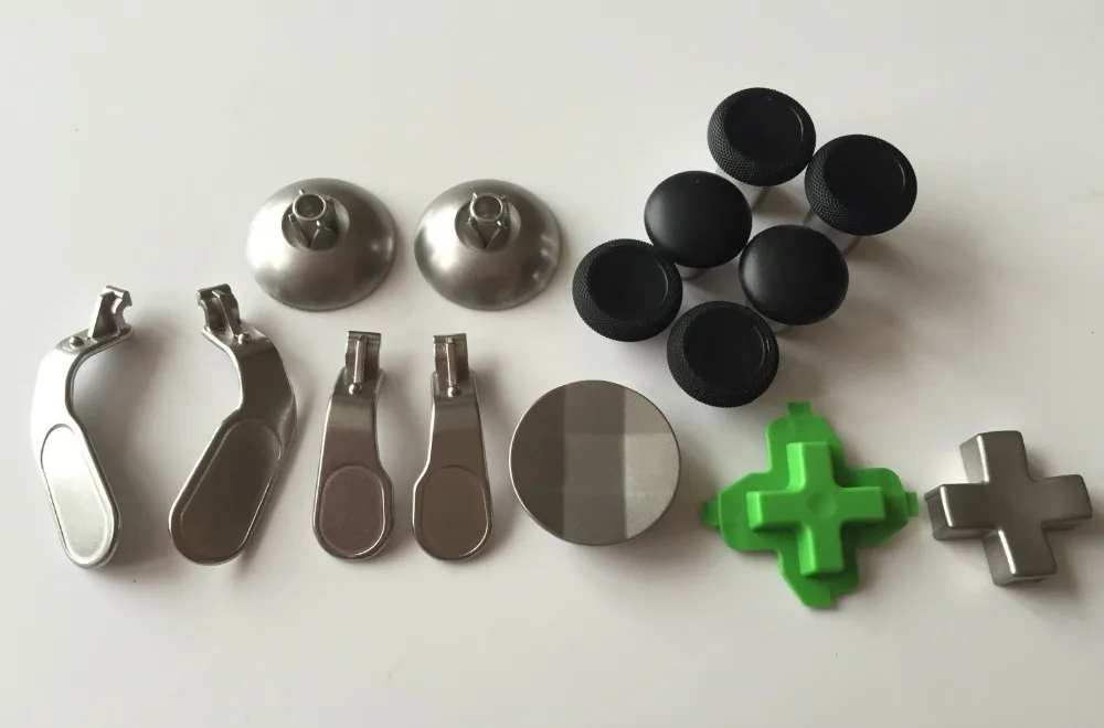 Dealonow Full 15Pcs Swap Thumb Grips Stick + D-Pad and Bumper Trigger Button for XBOX ONE Elite Controller