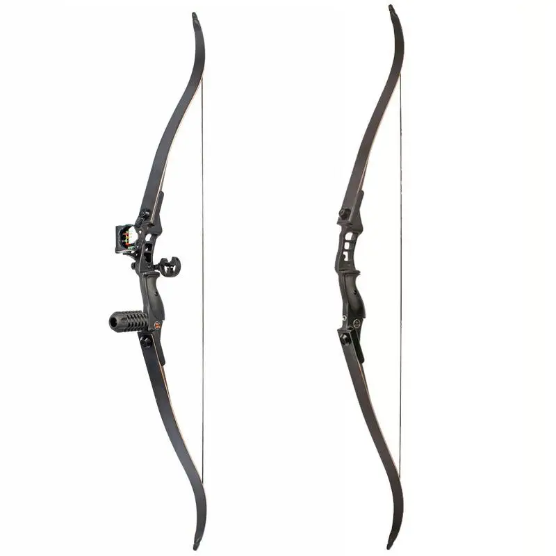 

Recurve Shooting Set Hunting Recurve Bow Bow Arrow Takedown Professional Durable Aluminum Alloy Hard Black Archery Sport