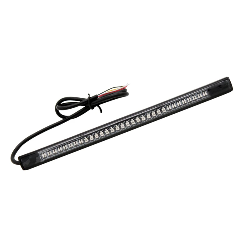 

Flexible Turn Tail Brake Universal Motorcycle Light Strip Stop Signal 32 LED Integrated Light For HONDA Suzuki Kawasaki