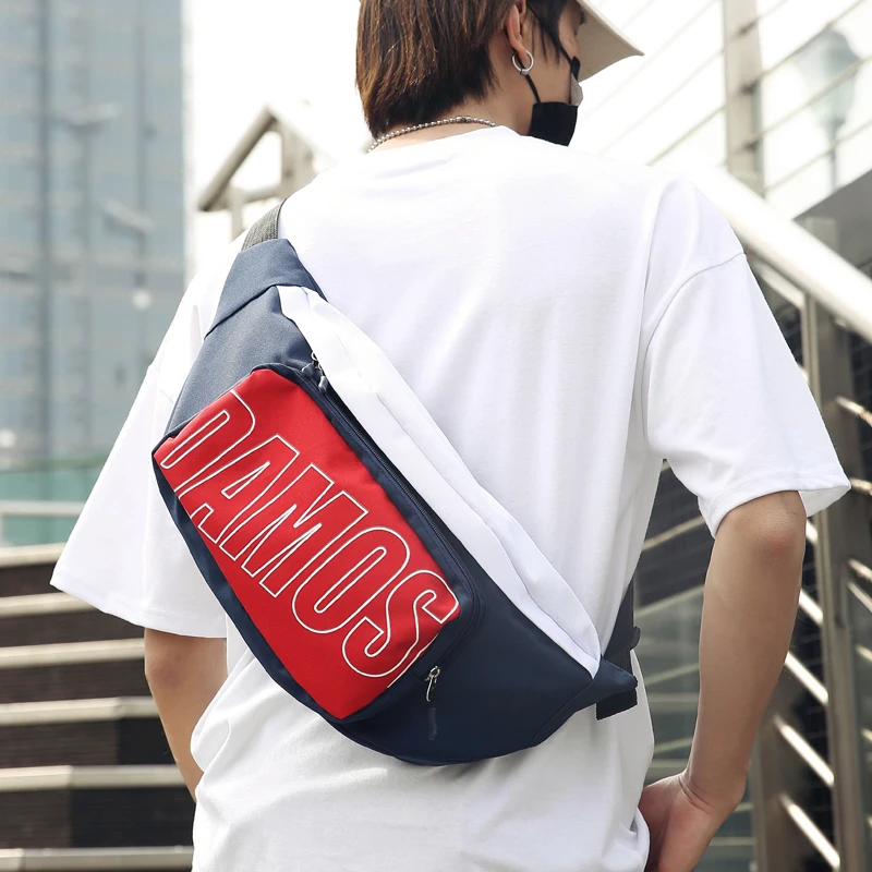 

Brand Street Trend Hip Hop the single shoulder bag Messenger Bag Male ins Tide Bag Leisure Student Pocket Female Sports Bag