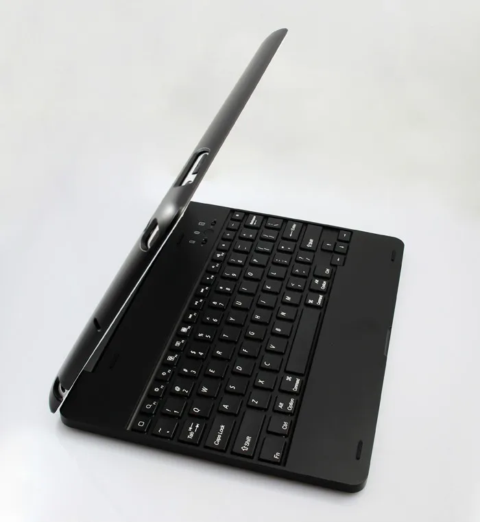 Высокое качество Беспроводная Bluetooth алюминиевая клавиатура чехол для IPad 2, 3, 4 A1458 A1459 клавиатура 7 цветов с подсветкой Чехол-книжка s