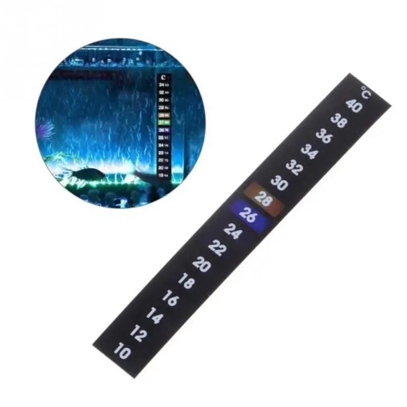 Indoor Thermometer Stick LCD Change Color Temperature Strip Home Indoor