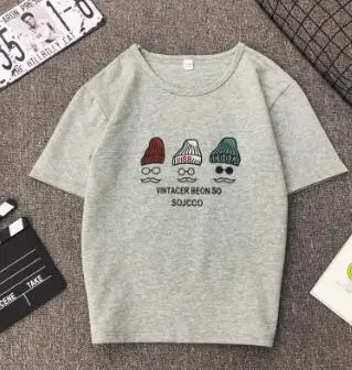 New Cotton Harajuku Aesthetics Tshirt Sexy Funny Cartoon Print Short Sleeve Tops & Tees Fashion Casual T Shirt