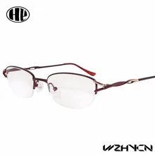 Женские очки для чтения полуободок gafa металлические высококачественные очки для чтения из сплава красные женские очки power lens