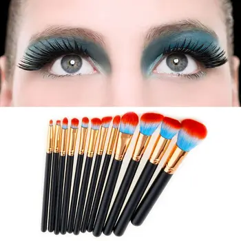 

12PCS Pro Makeup Brushes Set Foundation Blush Face Powder Eye Shadow Brush Tool