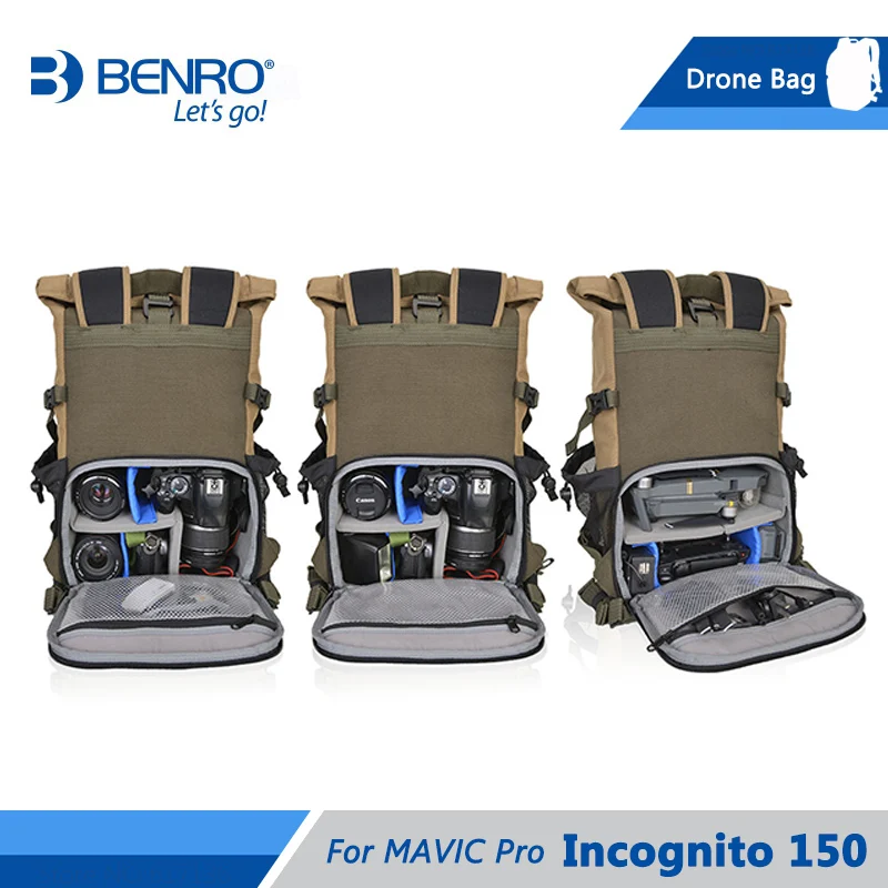 Benro Incognito 150 Drone Камера сумка для MAVIC Pro нейлоновая Водонепроницаемая Сумка Чехол DHL