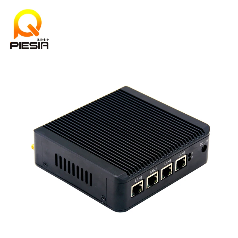 Firewall quad core 2 4ghz j1900 CPU 4 lan ports motherboard mini pc x86 ubuntu MINI