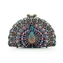 3 цветов павлин металла сумки сцепления/люкс сцепления сумка/сумки женщины