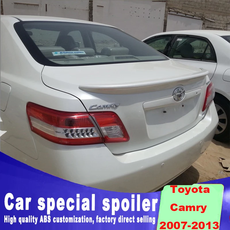 Задняя крышка из АБС пластика для toyota camry задняя спойлера праймера белого черного