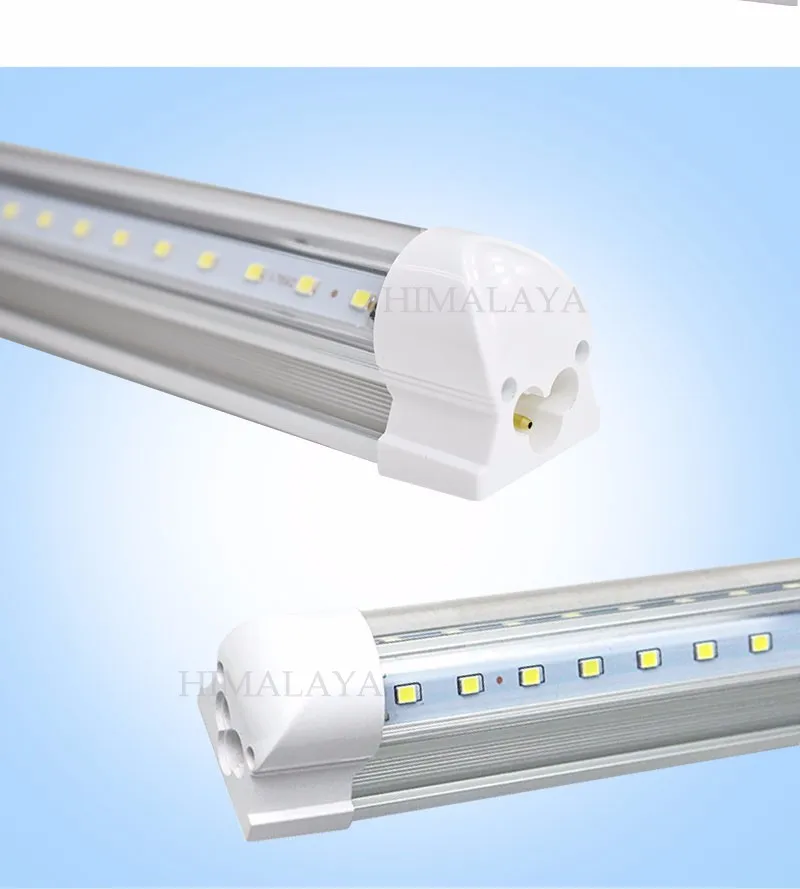 Toika 30 шт./лот 4ft 1.2 м 40 Вт LED T8 встроены светодиодные трубки V-образной формы лампы красный/ зеленый/синий 4ft 1200 мм SMD 2835 AC85-265v ce и rohs