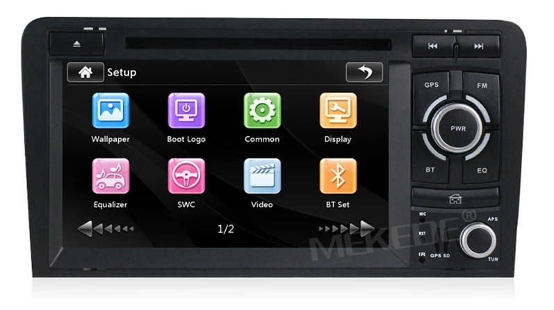 Cheap Free shipping 2 DIN Car dvd player radio for AUDI A3 S3 RS3 2002-2012 with Car GPS navigation multimedia camera DVR 1080P MIC A3 13