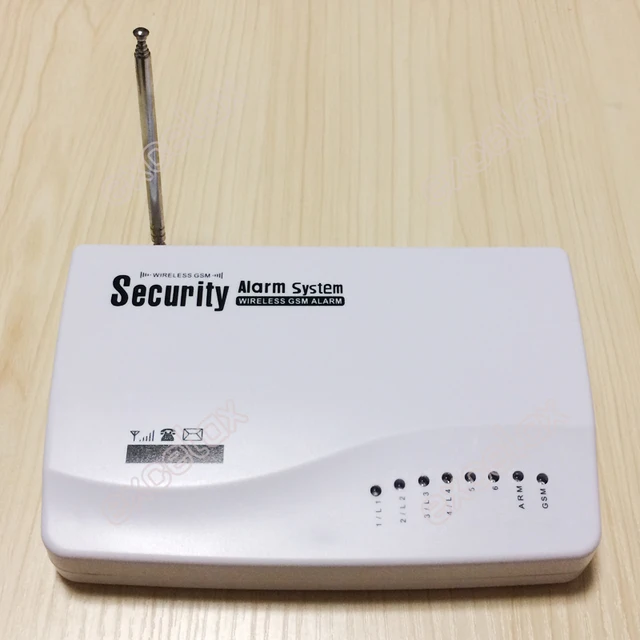Wireless GSM Alarm System Quad Band 850/900/1800/1900MHz Intercom PIR Detector Door Sensor Siren Remote Control Home Security 3