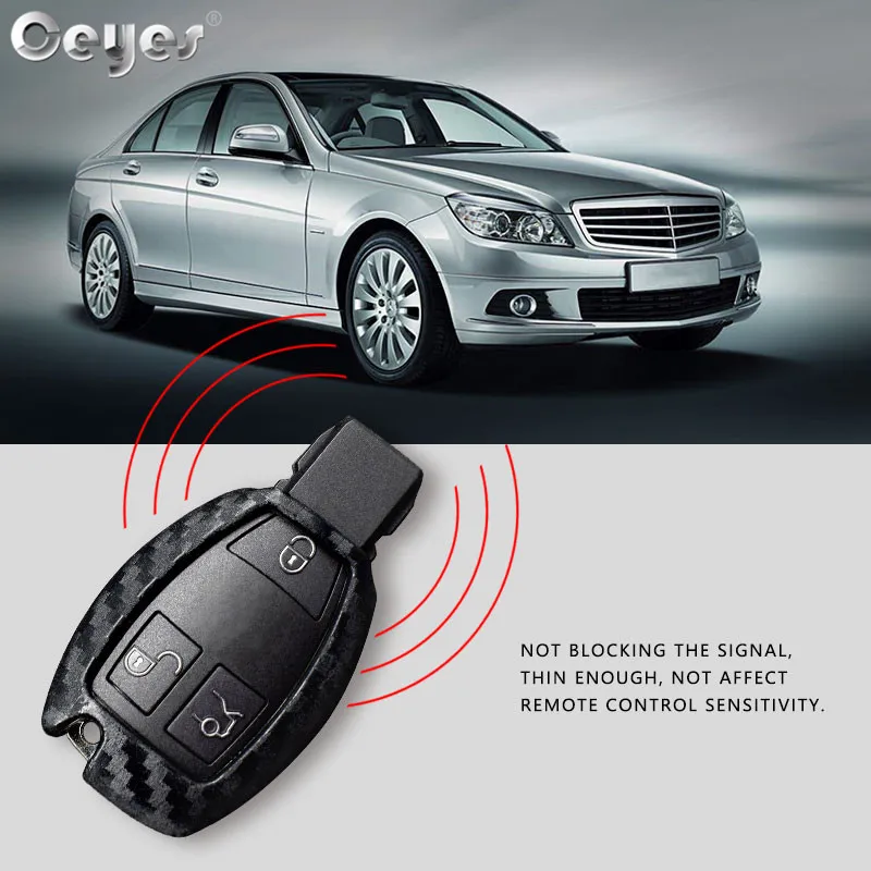 Carbon fiber key cover for MERCEDES-BENZ (4)