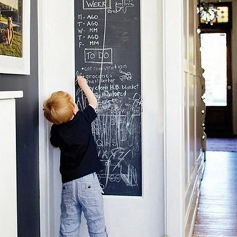 Chalk Board Blackboard Stickers Removable Vinyl Draw Decor Mural Decals