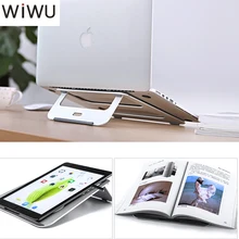 WIWU Portable Laptop Stand Foldable Aluminium Alloy Metal Notebook Holder With 18 Degree For Macbook Pro Air Xiaomi Tablet 10-17