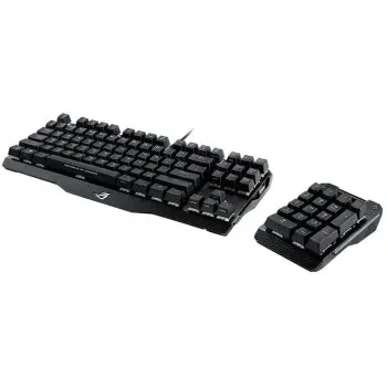 World's first RGB mechanical gaming keyboard with a detachable numpad, Aura Sync and Cherry MX RGB switches World's first RGB mechanical gaming keyboard with a detachable numpad, Aura Sync and Cherry MX RGB switches