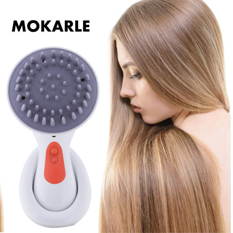 Electric head massager scalp massage relax vibration Massage Brush waterproof massage comb
